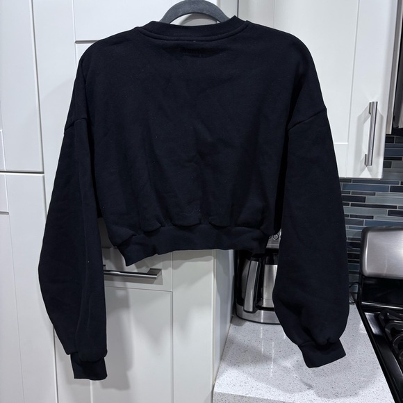 Aritzia Cozy Fleece Mega Cropped Crew Sweatshirt - Picture 4 of 4